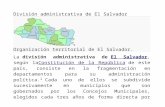 División Administrativa de El Salvador