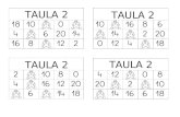 Bingo Taules 2-9