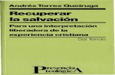 Recuperar La Salvaci³n. Para Una Interpretaci³n Liberadora de La Experiencia Cristiana, 2a. Ed., (Col. _Presencia Teol³gica_, 79), Sal Terrae, Santander 1995