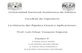 Historia Del Álgebra Lineal