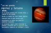 Jupiter y Saturno