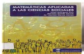 Fundamentos Matemáticos de Las Ciencias Sociales