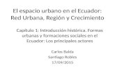 El Espacio Urbano en El Ecuador