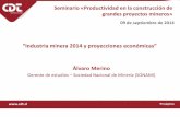 Industria Minera 2014 Proyecciones Economicas Alvaro Merino Sonami