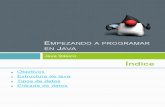 Empezando a Programar en Java