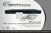 Manual Completo Uso Programacion Skyphone Sp 832