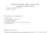 Revisión de Tema: Apendicitis aguda