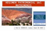 Régimen Patrimonial Del Matrimonio Jujuy 2015 Final