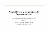 U01 Algoritmos y Lenguajes de Programacion