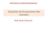 Solucion Ecuaciones No Lineales