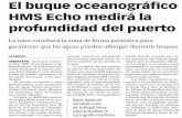 151001 La Verdad CG- El Buque Oceanográfico HMS Echo Medirá La Profundidad Del Puerto p.9