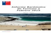 Informe Barómetro de Turismo a Febrero 2015