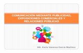 Comunicación Mediante Publicidad, Exposiciones Comerciales y Rp
