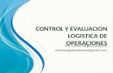 Control y Evaluacion Logistica de Operaciones