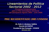 Lineamientos de Política en Salud 2002 - 2012.ppt