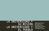 La Universidad y Su Misión