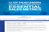 14 lideres de ventas revelan KPI's
