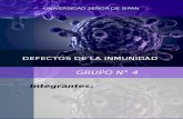 Inmunología - Defectos de La Inmunidad - Diapositivas
