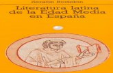Bodelón, Serafín - Literatura Latina de La Edad Media en España