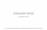 Evaluación Social de Proyectos