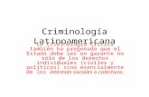 Criminología Latinoamericana