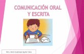 Presentación Comunicacion Oral y Escrita