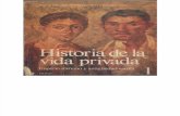 Historia de La Vida Privada. Imperio Romano y Antigüedad Tardía.