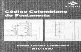 Codigo Colombiano de Fontaneria Ntc 1500