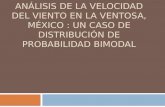 Análisis de La Velocidad Del Viento en La Ventosa, México