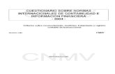 CNMV - Cuestionario adaptaciÃ³n NCE a NIC - Dic 2004