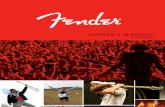 Fender ElectricGuitars Manual