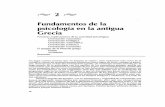 Fundamentos de La Psicología en La Antigua Grecia