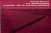 Nanot Adolfo - La Grafologia - Espejo de La Personalidad