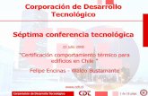 Certificación Comportamiento Térmico Para Edificios en Chile