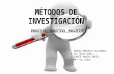 Metodos de Investigacion