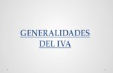 Generalidades Del IVA