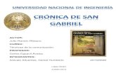 Cronica de San Gabriel