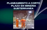 Planeamiento de Minado en Mineria Subterranea