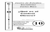 CFM #10 Qué Es El Control Obrero (R. Lyon)
