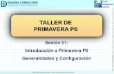 Taller de Primavera P6 - Introducción a Primavera P6. Generalidades y Configuración
