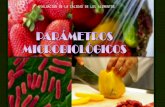 Parámetros microbiologicos