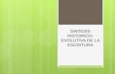 SINTESIS HISTORICO- EVOLUTIVA DE LA ESCRITURA.pptx