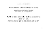 Clément Rosset Lee a Schopenhauer