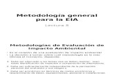 Metodología General Para La EIA. Lectura 8.