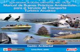 Manual de Buenas Prácticas Ambientales para Transporte Turistico Acuatico