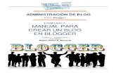 Manual Para Crear Un Blog en Blogger