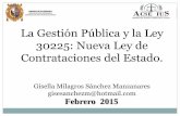 Diapositivas La Gestion Publica Enn La Nueva Ley 30225 Ley de Contrataciones Del Estado