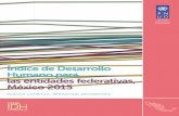 Indice de Desarrollo Humano Por Entidades Mexico 2015