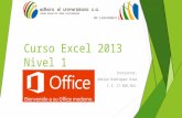 Curso Excel 2013 Nivel 1 Propuesta 0