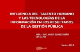 Talento Humano y Tec de La Inform en La Gestion Publica